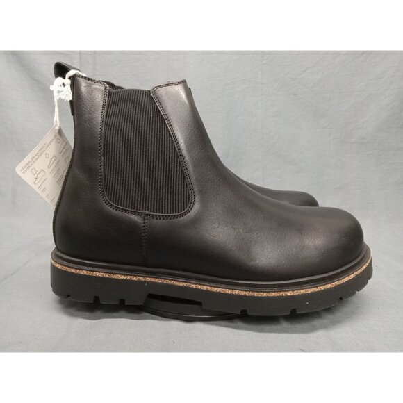 Birkenstock Mens Highwood Mid Ankle Boots Black Size 11 REGULAR - NEW NO BOX! - Picture 4 of 11